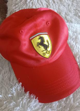 Брендовая кепка Ferrari Formula 1 Club (Феррари)  бейсболка RED