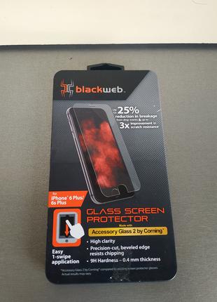 Защитное стекло blackweb на iPhone 6 Plus + 6S Plus