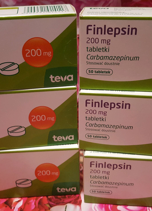 Финлепсин Фінлепсин Finlepsin 200mg 50табл