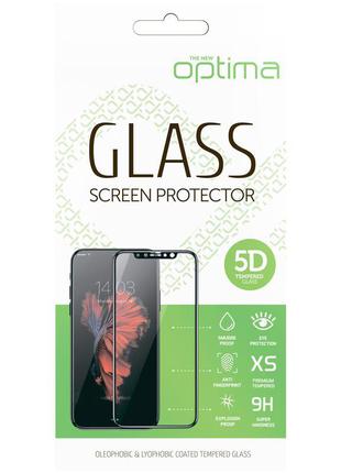 Защитное стекло Optima 5D для Xiaomi Redmi Note 9s Black