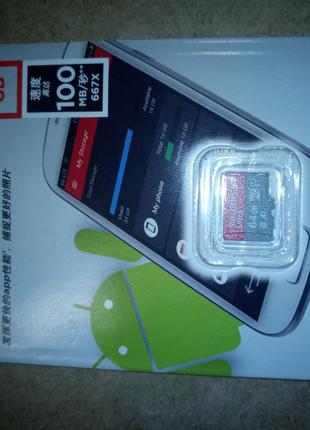 Карты памяти micro SD 64 Sandisk, Kingston, Kodak, Netac, Samsung