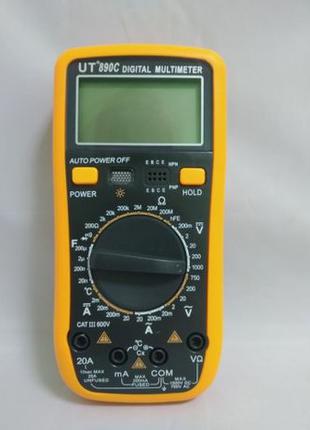 Цифровой Профессиональный мультиметр UT890C тестер вольтметр +...