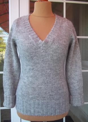 Nev look (46/48р) махеровый свитер кофта джемпер пуловер