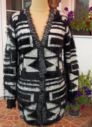(48 / 50 р) новый кардиган кофта свитер джемпер пуловер (травк...