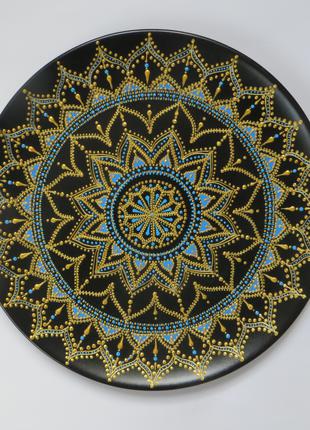 Декоративная керамичесая тарелка