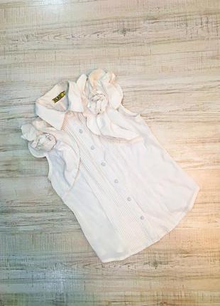 Белая блузка рубашка olko, р. s