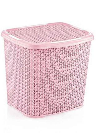 Короб для миючих засобів KNIT 6,2 л, рожевий ТМ OZ-ER PLastic