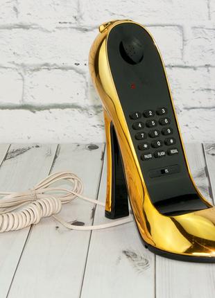 Телефон Туфелька золото