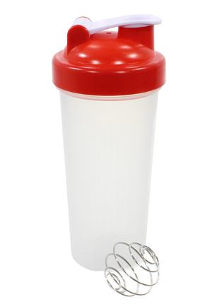Спортивная бутылка для воды с пружиной Lesko HC175 Red 600ml п...