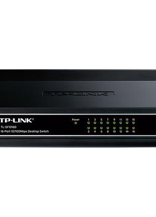 Сетевой коммутатор TP-Link TL-SF1016D на 16 портов LAN Etherne...
