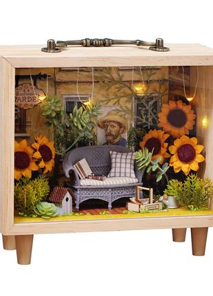 Кукольный дом DIY Cute Room K-007 Sunflower Garden детский кон...
