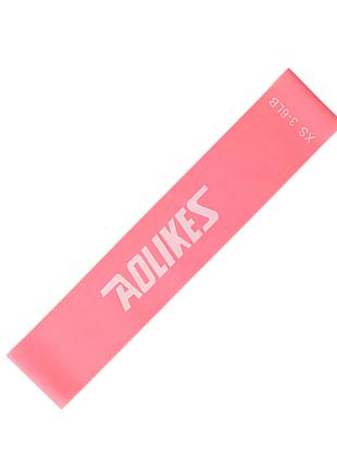 Фитнес резинка AOLIKES LD-3601 Pink XS нагрузка 3-6 LB эспанде...