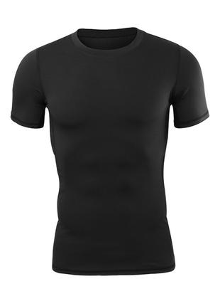 Тактическая футболка Lesko A159 Black размер M для мужчин с ко...