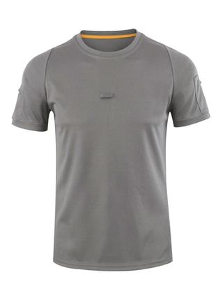 Тактическая футболка-поло Lesko A825 Gray S мужская армейская