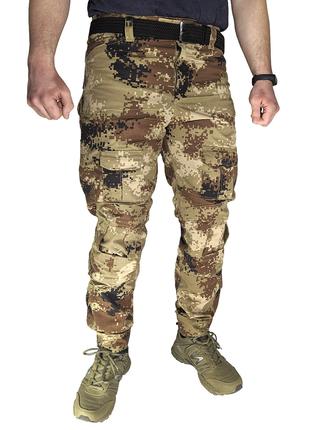 Тактические штаны Lesko B603 Pixel Desert 40 размер брюки мужс...