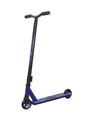 Самокат трюковый Scooter 6061 Синий для трюков детей и подростков