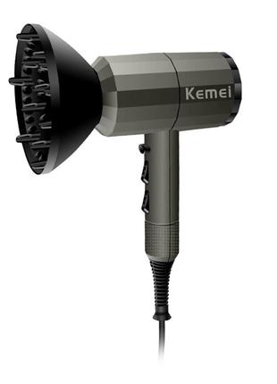 Профессиональный фен Kemei KM-5814 для волос мощность 3500 Вт ...