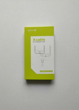 Кабель магнітний універсальний "Wsken Round 2.1A" Micro-USB + ...
