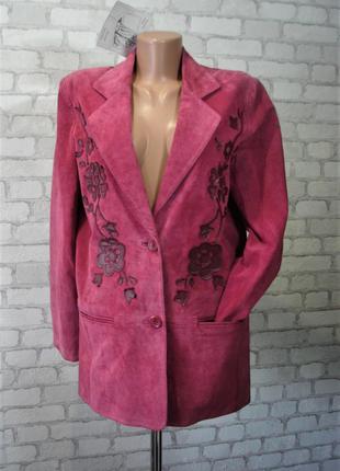 Пиджак- куртка из натуральной замши  "beth terrell "