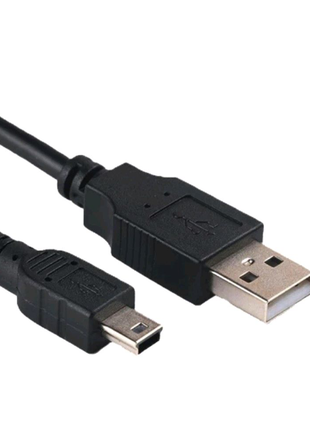 Кабель USB на mini usb, для данных, зарядки, радара и т.д. .0.5 м