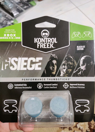 NEW Накладки на стики kontrolfreek Six Siege: Black Ice
XBOX
