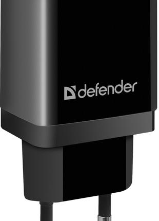 Сетевое зарядное устройство Defender EPA-10 Black, 1xUSB, 5V/2...