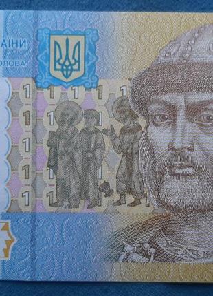Банкнота Украина 1 гривна, 2011 года, серия ПИ, Состояние ПРЕСС !