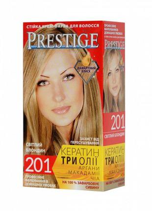 Крем-краска для волос Vip's Prestige 201 Светлый блондин 115 м...