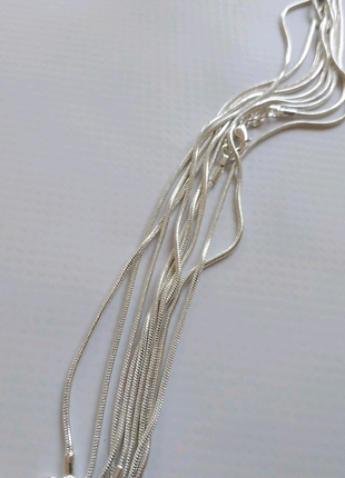 47 см цепочка серебро серебряная снейк змейка