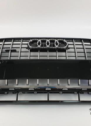Тюнинг Решетка радиатора Audi Q5 2008-2012год Черная с хромом ...