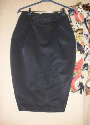 Элегантная прямая ровная карандаш юбка высокая талия посадка