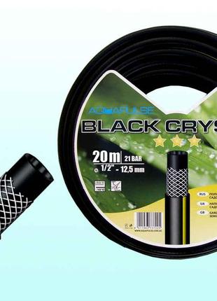 Шланг для поливу BLACK CRISTAL 1/2 (20м) бухта ТМ AQUAPULSE