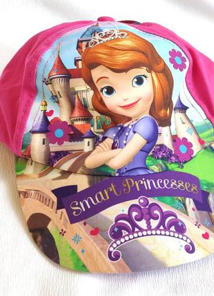 Бейсболка детская розовая Disney Smart Princesses (размер 56, ...