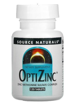 ОптиЦинк, Source Naturals, 120 таблеток