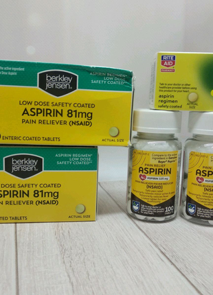 Аспірин кардіо, 81 мг США