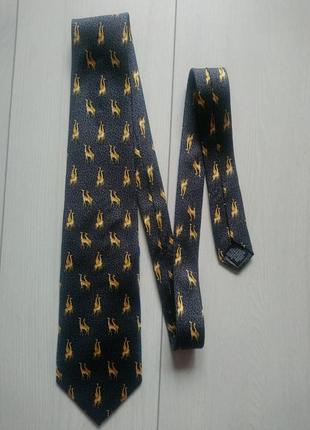 Галстук краватка з жирафами