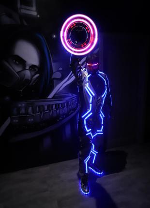 led костюм, cyberpunk