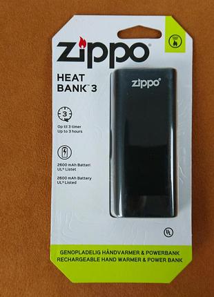 Zippo, HeatBank, 3, грелка для рук, повербанк, аккумуляторная