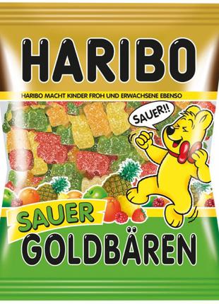 Желейные конфеты Haribo Goldbaren Sauer 200гр. (Германия)