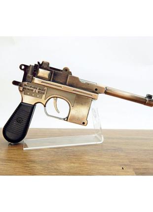 Газовая Зажигалка Пистолет "Mauzer"  - многоразовая, ветрозащитна