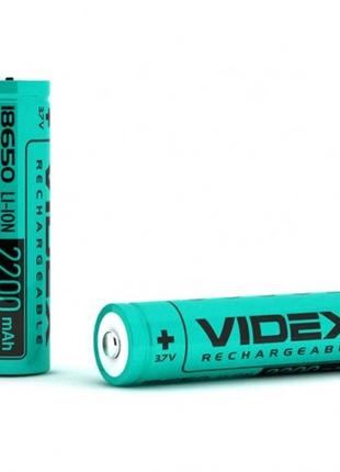 Батарея аккумуляторная 18650 Li - Ion VIDEX (2200mAh) 3,7V\ Фо...