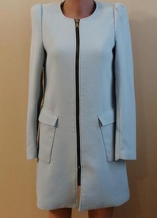 H&m стильное голубое пальто