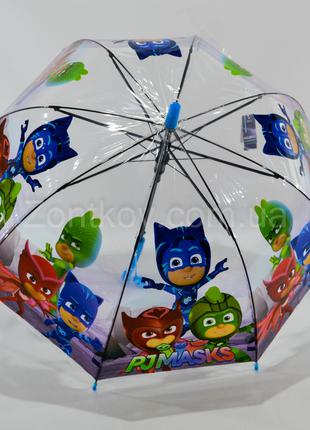 Дитяча прозора парасолька "pj masks" від фірми "Mario".