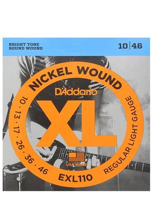 Струны D'Addario струни для электрогитары електрогитари Daddar...