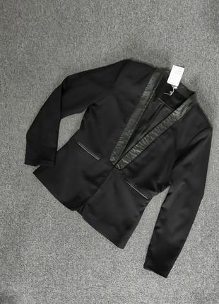 Розпродаж 🔥чорний базовий піджак бренду h&m
