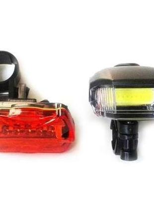 Велосипедный фонарь BL 508 (передний и задний), освещение для ...