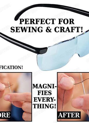 Увеличительные очки-лупа BIG VISION 160% для рукоделия, с дост...