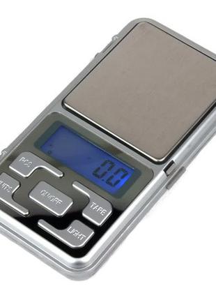 Ваги електронні ювелірні Pocket Scale MH 500, кишенькові порта...