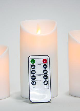 Електронні ЛЕД свічки на батарейках (BJ 541-R) світлодіодні св...