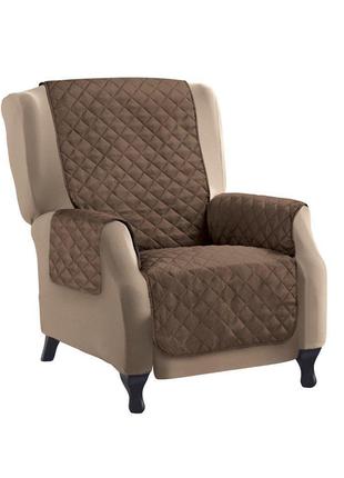 Накидка на крісло (155х46 см), Couch Coat - Коричнева, двостор...